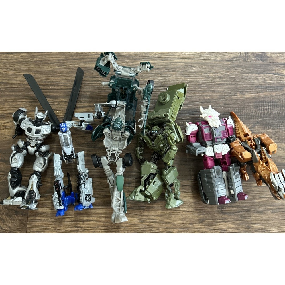 Transformers Mixed lot of Six Incomplete Transformers See Pictures